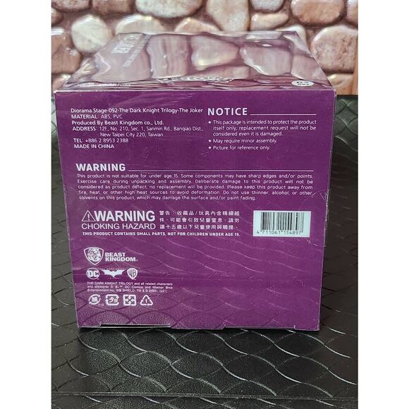 Beast Kingdom D-Stage DS-092 DC Dark Knight Trilogy Heath Ledger Joker Statue #B - Picture 8 of 8